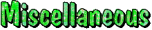 Miscellaneous